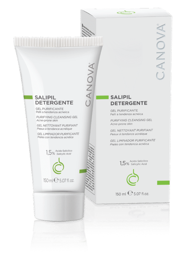 CANOVA SALIPIL DETERGENTE - PURIFYING CLEANSING GEL / Gel rửa mặt ngừa mụn