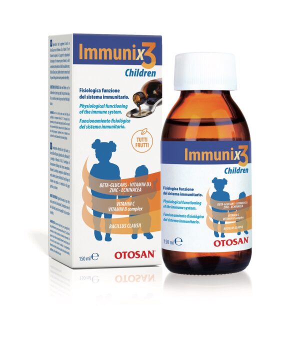 Siro hỗ trợ tăng cường sức đề kháng ở trẻ Immunix3 Otosan (150ml)