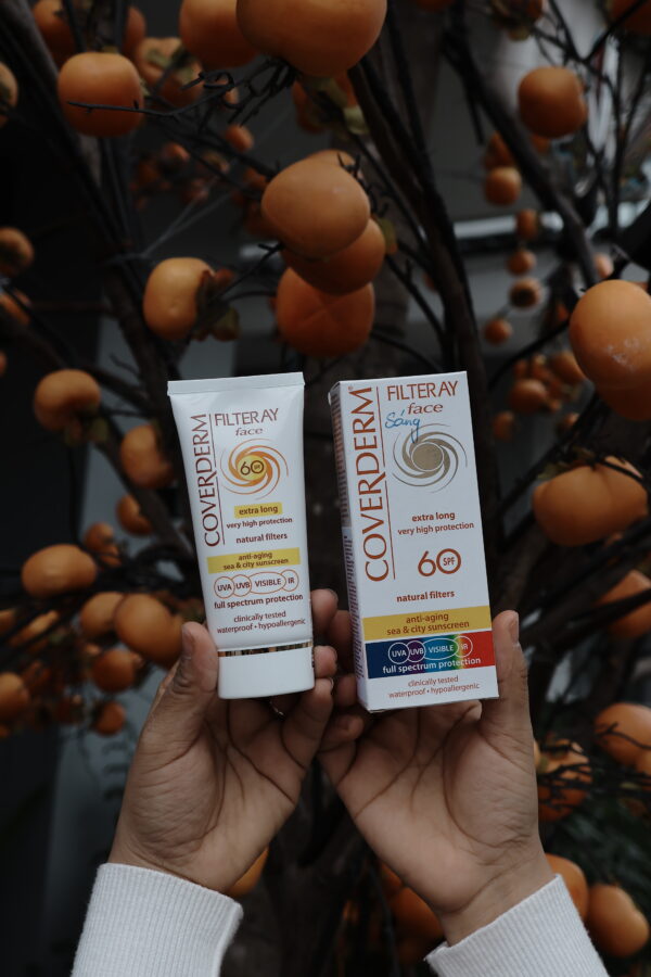 COVERDERM FILTERAY FACE SPF 60 / KEM CHỐNG NẮNG VẬT LÝ KHÔNG MÀU