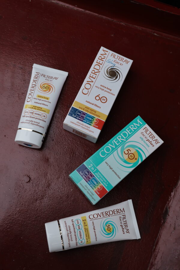 COVERDERM FILTERAY FACE SPF 60 / KEM CHỐNG NẮNG VẬT LÝ KHÔNG MÀU