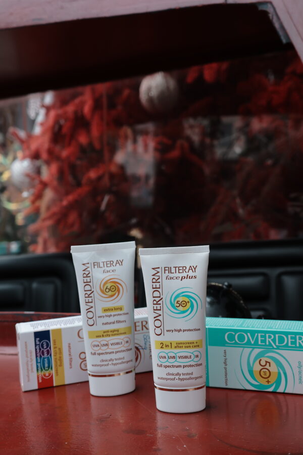 COVERDERM FILTERAY FACE SPF 60 / KEM CHỐNG NẮNG VẬT LÝ KHÔNG MÀU