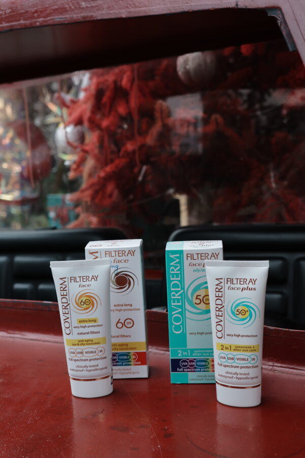 COVERDERM FILTERAY FACE SPF 60 / KEM CHỐNG NẮNG VẬT LÝ KHÔNG MÀU