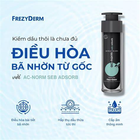Kem dưỡng kiềm dầu và kiểm soát bã nhờn Frezyderm AC-Norm Seb Adsorb 50ml