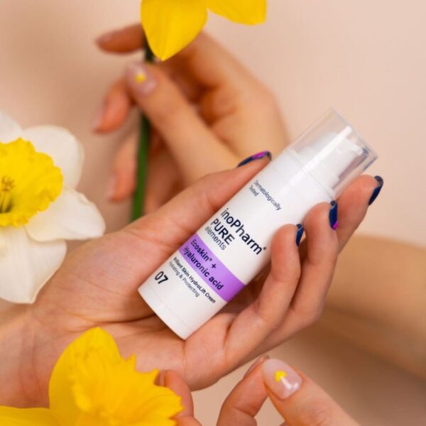 inoPharm-ecoskin-hyaluronic-acid-cream-2 Kem dưỡng lợi khuẩn & cấp ẩm sâu cho da InoPharm Pure Elements Ecoskin + Hyaluronic Acid 30ml