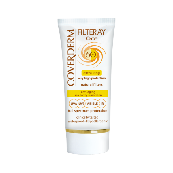 COVERDERM FILTERAY FACE SPF 60 / KEM CHỐNG NẮNG VẬT LÝ KHÔNG MÀU