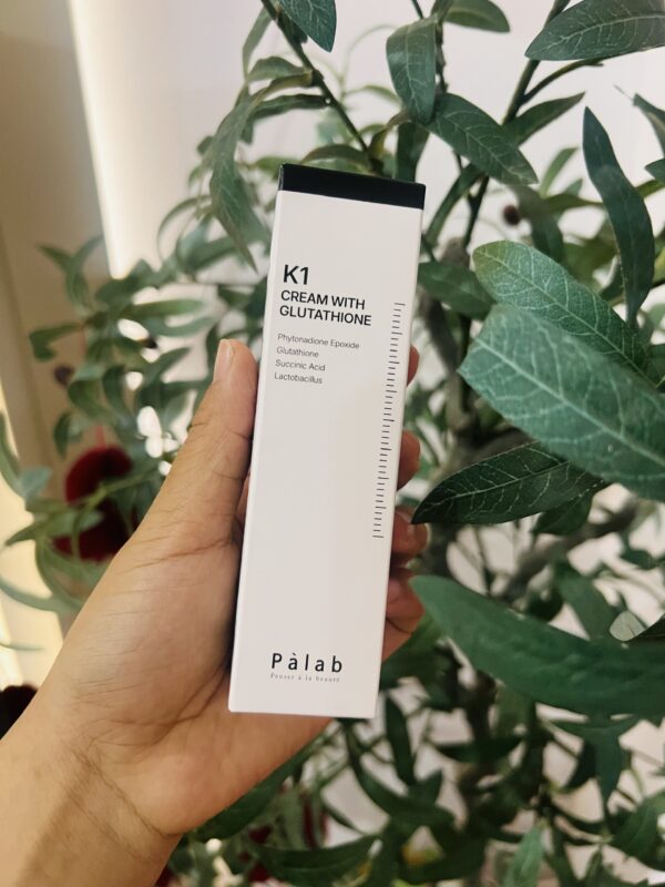 5173dad7dab05bee02a1 Kem dưỡng PÀLAB K1 Cream With Glutathione hỗ trợ làm dịu, phục hồi và cải thiện da xỉn màu 30m