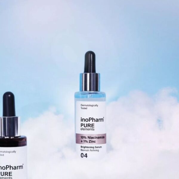Tinh chất dưỡng ẩm, giảm mụn & sáng da Inopharm Pure Elements 10% Niacinamide + 1% Zinc 30ml