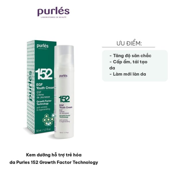 kem-duong-ho-tro-tre-hoa-da-purles-152-growth-factor-technology-1708066730106682 Kem Dưỡng Ẩm Trẻ Hóa Da Purles 152 Growth Factor Technology 50ml - Hỗ Trợ Tái Tạo, Cải Thiện Săn Chắc Da, Giảm Nhăn