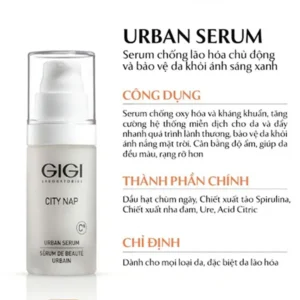 Gigi Laboratories Serum Ngăn Ngừa Lão Hoá, Làm Dịu Da Gigi Laboratories City Nap Urban 30ml