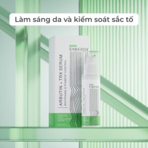 Skin Synergy Arbutin + TRX Serum – Tinh chất dưỡng sáng, làm đều màu da (30ml)